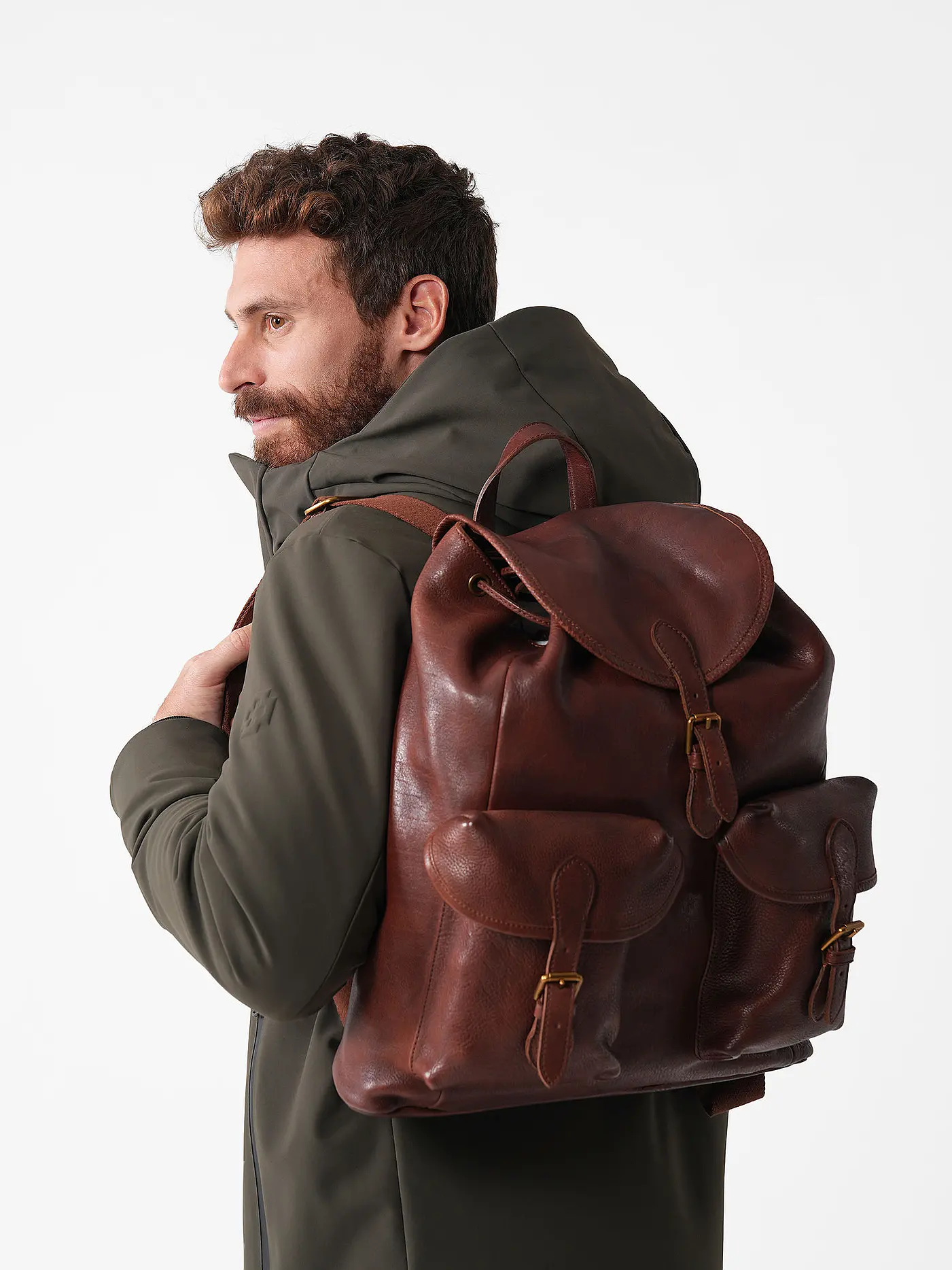 POLO RALPH LAUREN | Leder Rucksack | 
